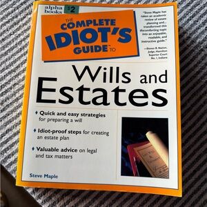Wills and Estates self help book